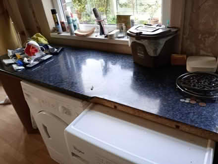 Photo of free 2 black marble effect worktops (Ashton-U-Lyne OL7) #4