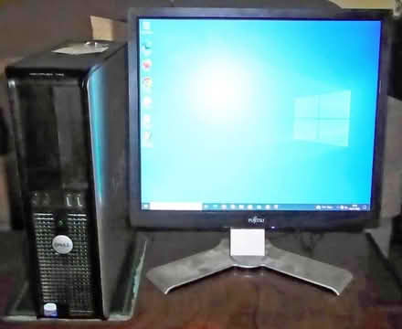 Photo of free Dell Optiplex 745 and Fujitsu monitor.No1 (West Bridgford NG2) #1