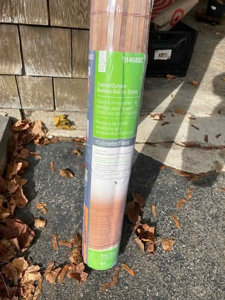 Photo of free indoor outdoor bamboo rollup shade (Reading, off West st) #1