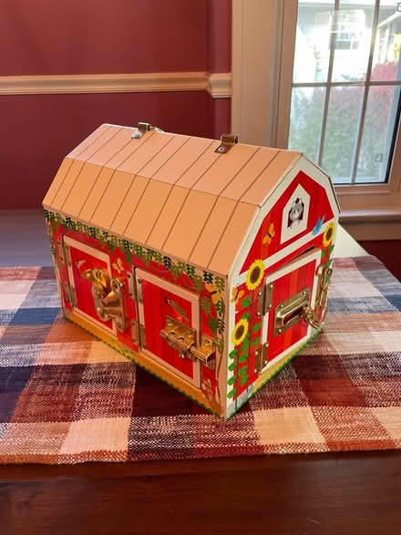 Photo of free Wooden Latches Barn Toy (Hawthorne and Pleasant) #2