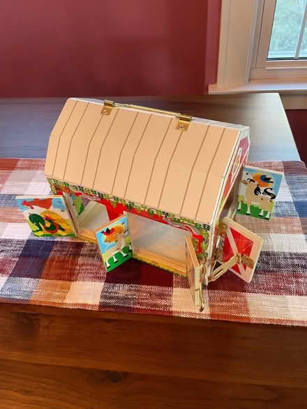 Photo of free Wooden Latches Barn Toy (Hawthorne and Pleasant) #3