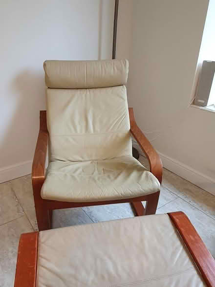 Photo of free 2 x IKEA POANG CHAIRS & Footstool (Christleton CH3) #4
