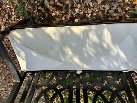 Photo of free Black bench for yard (Bethesda) #2