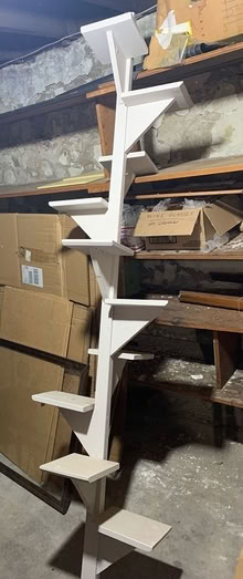 Photo of free Tall wood shelves (Perkasie) #1