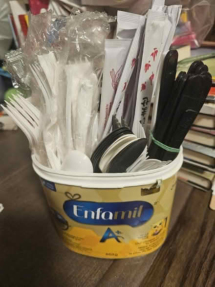 Photo of free Plastic forks and spoons (Major mac and Markham rd) #1