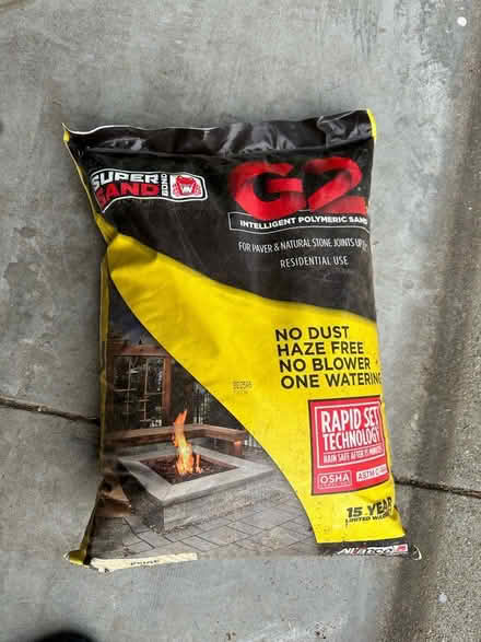 Photo of free Polymeric sand (Park Pacifica) #2