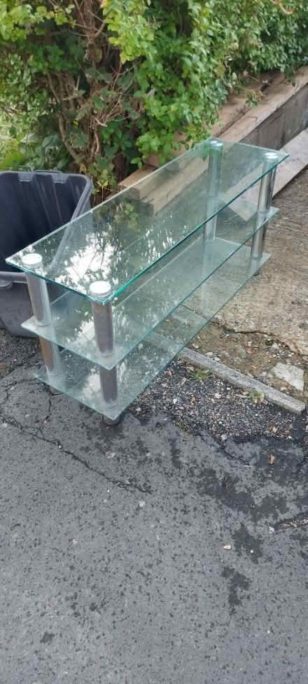 Photo of free Big glass tv stand (Hollingdean) #1