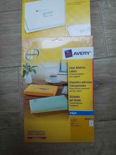 Photo of free Clear Address labels (Long Ditton KT6) #1