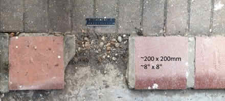 Photo of Single 8" x 8" red quarry tile (Caversham Heights RG4) #1