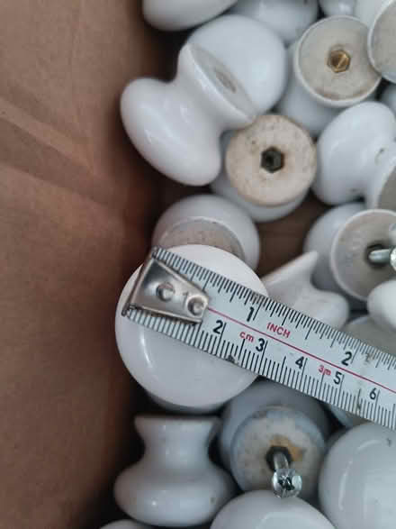 Photo of free Solid enamel white cupboard knobs (Chesterton Road CB4) #2