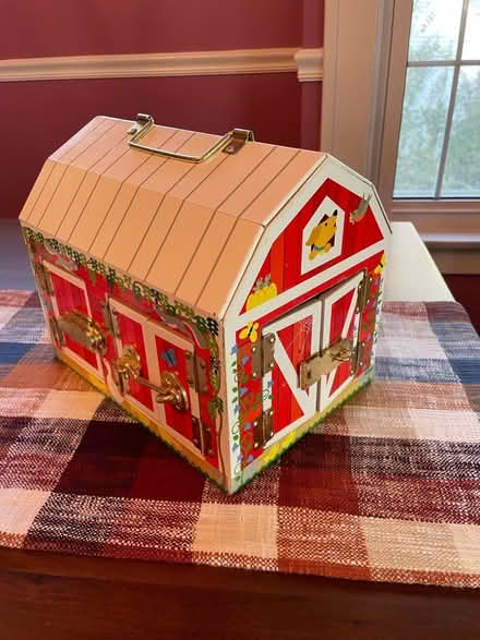 Photo of free Wooden Latches Barn Toy (Hawthorne and Pleasant) #1