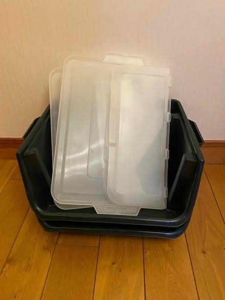 Photo of free Two stacking crates (AB25) #1