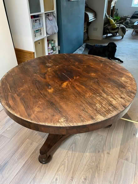 Photo of free Round Wooden Table (East Twerton) #2