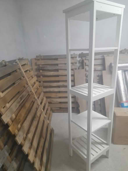 Photo of free Free standing white Ikea shelf (Collier Row) #2
