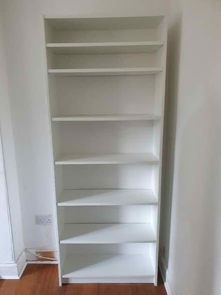 Photo of free Tall white Billy bookcase (Polwarth, Edinburgh, EH11) #2