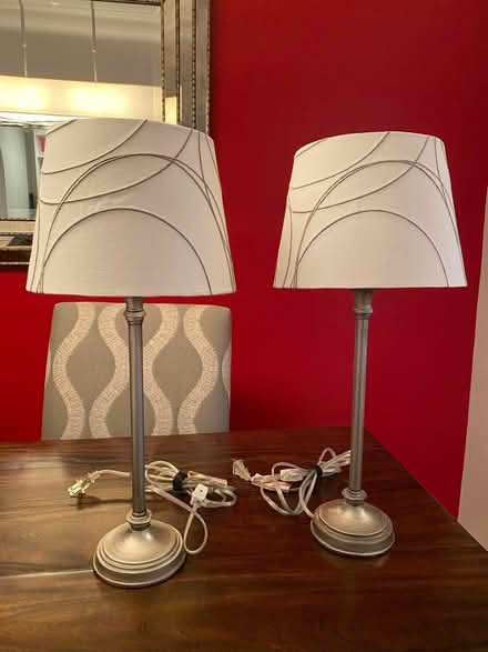 Photo of free Pair of buffet lamps (Cabin John near Bethesda) #2