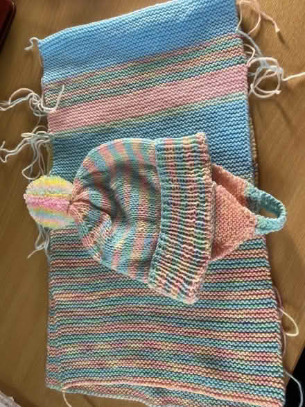 Photo of free Matching Baby Hat and Scarf (12-18 months). (Eccleston PR7) #2