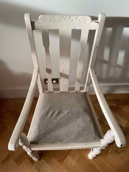 Photo of free Wooden arm chair (N10 near Colney Hatch Lane) #1