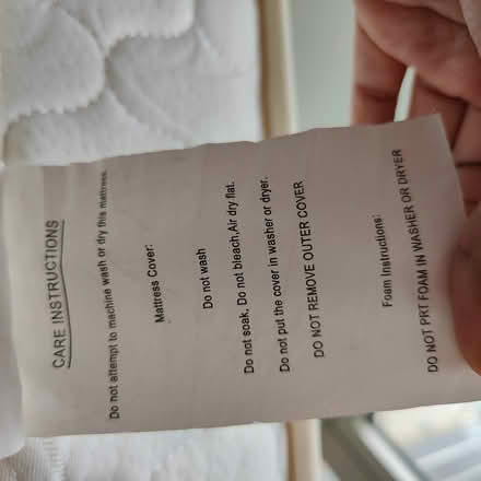 Photo of free Twin size mattress (Chinatown/Theatre district) #4