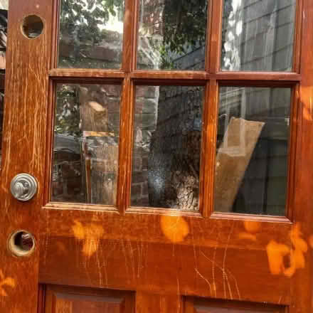Photo of free Vintage solid wood door (Georgetown) #1