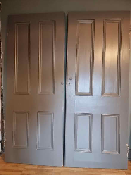 Photo of free Victorian pine cupboard doors Large (Lewisham SE13) #2