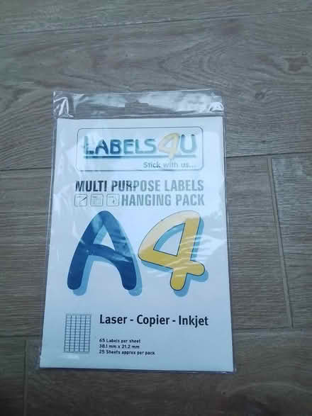 Photo of free Labels for you multi purpose labels (Long Ditton KT6) #1