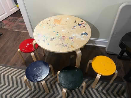 Photo of free Kids art table (Glenview) #1