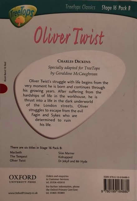 Photo of free Oliver twist children's book (Blackfen) #2