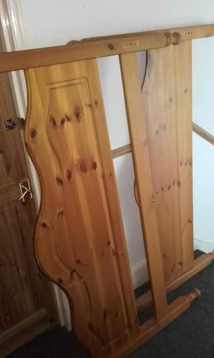 Photo of free Pine double headboard & footboard (CT11) #1