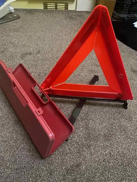 Photo of free Collapsible reflective warning triangle (Oldfield Park) #1
