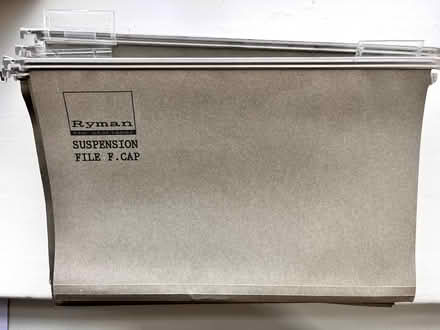 Photo of free Filing cabinet file dividers, about 35, green (Malvern Link WR14) #1