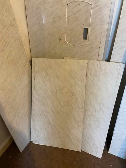 Photo of free Bathroom board, various sized panels (Netherfield, Kendal LA9) #1