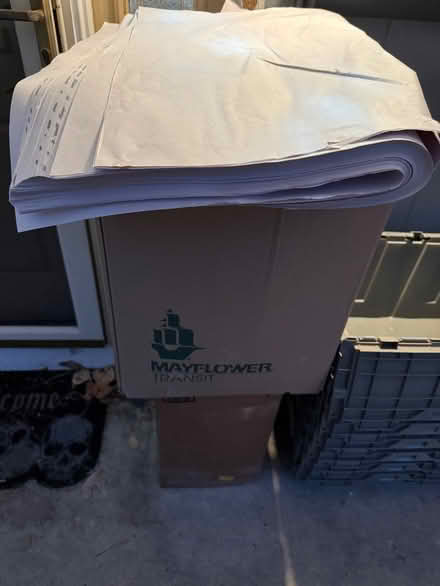 Photo of free packing paper (near downtown naperville) #1