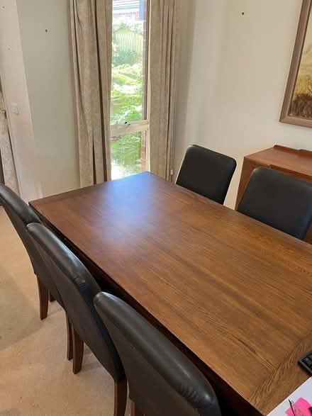 Photo of free dining table and six chairs (doncaster) #2