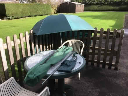 Photo of free Fishing/Picnic Umbrella with detachable wind break (zipped). (Draycott GL11) #2