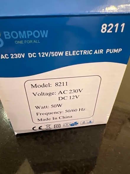 Photo of free Electric Air Pump (Brock Hill RG42) #2