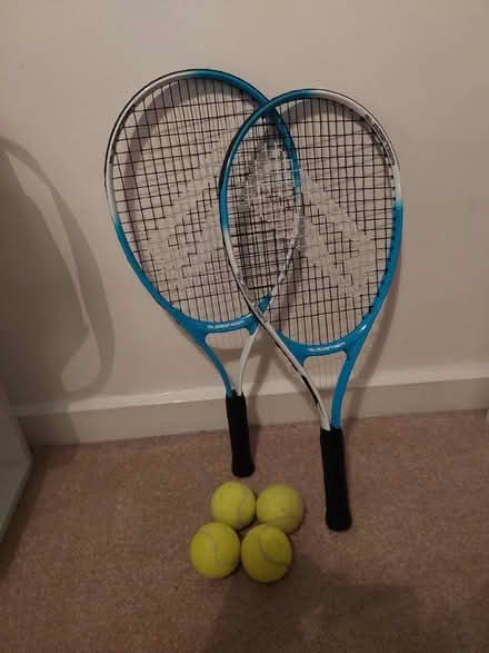 Photo of free Tennis racquets and balls (Blackfen) #1