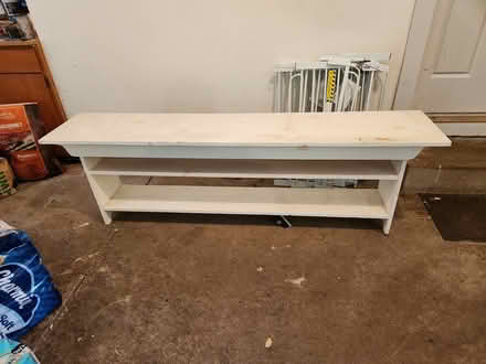 Photo of free White bench (Stafford) #1