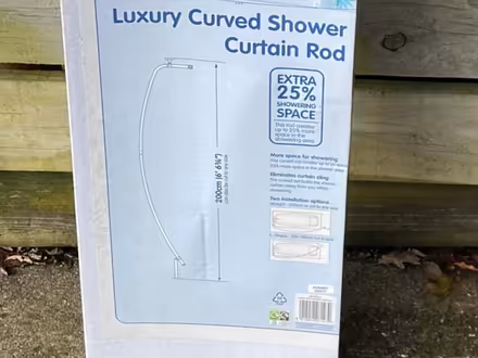 Photo of free Curved shower curtain rod (Halton LA2) #2