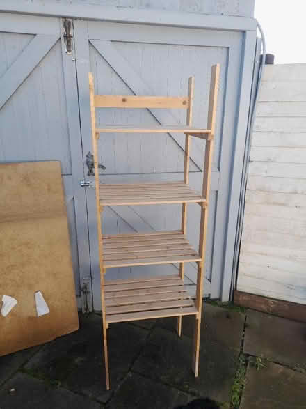 Photo of free Pine wood shelf (Collier Row) #1
