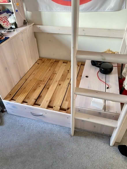 Photo of free High bed with desk and seat or bed (OX4 near Donnington Bridge) #3