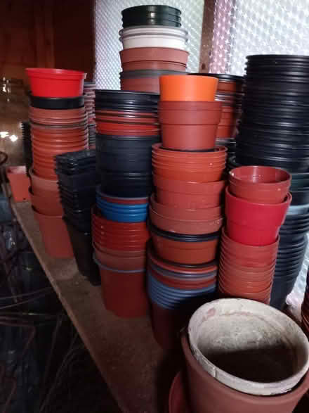 Photo of free Plastic Flower Pots (IP3 - Near Ipswich Hospital) #1