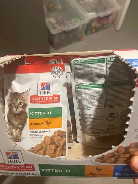 Photo of free 5 packets science plan kitten food (BR3) #1