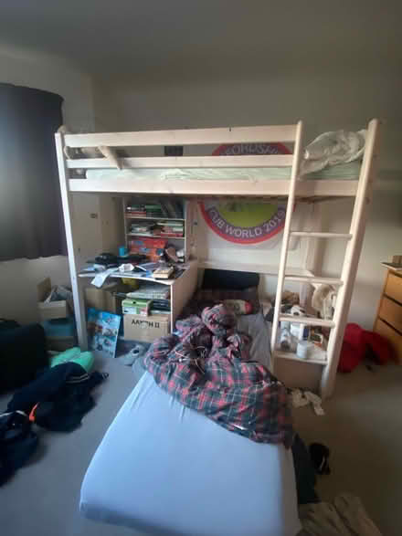 Photo of free High bed with desk and seat or bed (OX4 near Donnington Bridge) #2