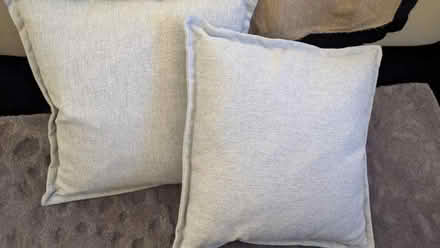 Photo of free 2 grey cushions (Bayswater W2) #3