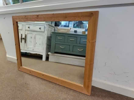 Photo of free Large wooden mirror (Hayle) #1