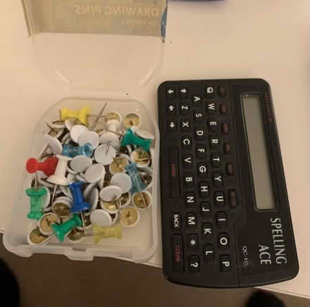 Photo of free Drawing Pins and / or spelling machine. (Teddington TW11) #1