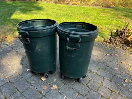 Photo of free Rubbermaid outdoor trash cans (Swarthmore) #1