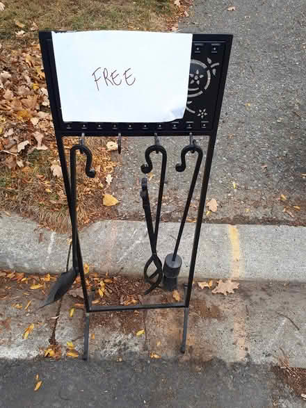 Photo of free Curb alert - fireplace tools (Glen Erin/Council Ring) #1