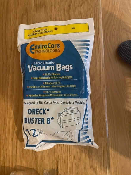 Photo of free Oreck vacuum cleaner bags (Redmond) #2